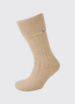 Alpaca Socks - Oat