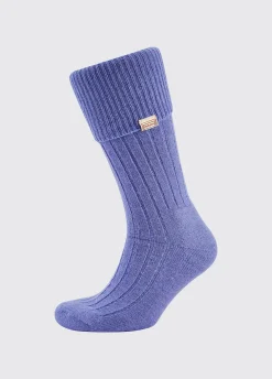 Alpaca Socks - Sky