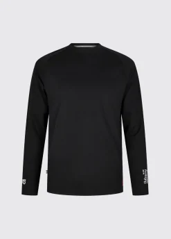 Ancona Ladies Long-Sleeved T-Shirt - Black