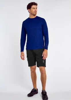 Ancona Mens Long-Sleeved T-Shirt - Ultramarine