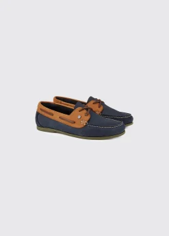 Aruba Deck Shoe - Denim/Tan