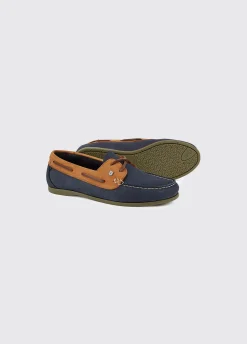 Aruba Deck Shoe - Denim/Tan