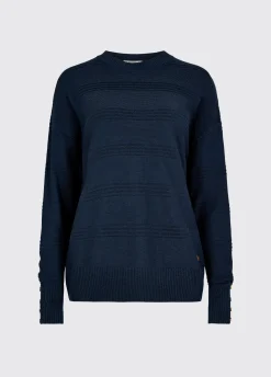 Ashfield Women’s bamboo blend sweater - Navy