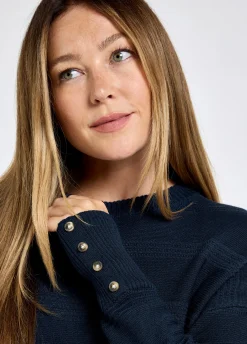 Ashfield Women’s bamboo blend sweater - Navy
