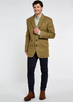 Ashmeadow Men's Three Button Tweed Jacket - Elm