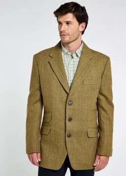 Ashmeadow Men's Three Button Tweed Jacket - Elm