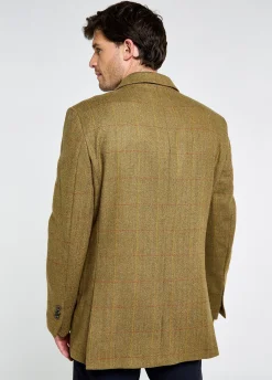 Ashmeadow Men's Three Button Tweed Jacket - Elm