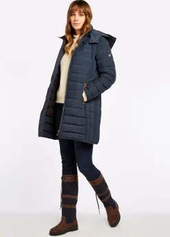 Ballybrophy Quilted Jacket - Navy