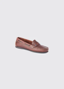Belize Deck Shoe - Mahogany