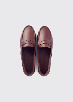 Belize Deck Shoe - Mahogany