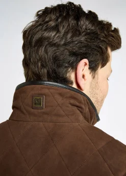 Bellamont Men's Goat suede gilet - Walnut