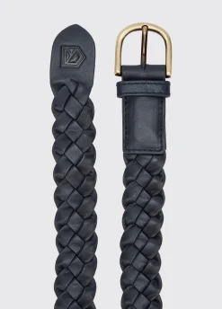 Belmore Women's Leather Belt - Navy