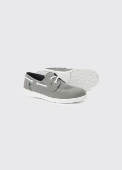 Biarritz Canvas Deck Shoe - Khaki