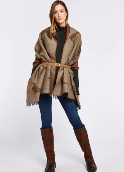 Birchdale Wool Stole - Taupe