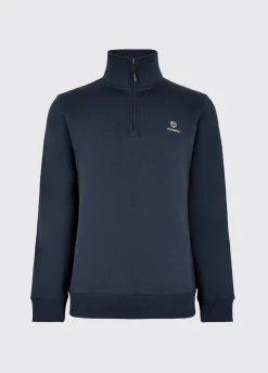 Boyce Men’s Zip Neck Sweater - Navy