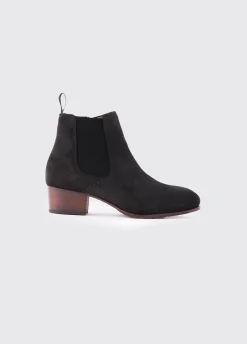 Bray Chelsea Boot - Black Suede