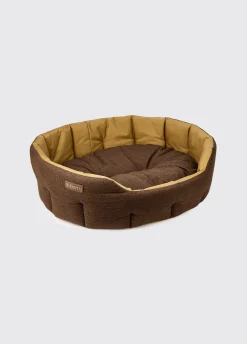 Buster Tweed dog bed - Mocha