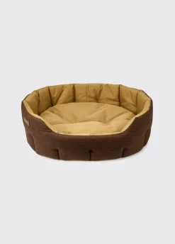Buster Tweed dog bed - Mocha