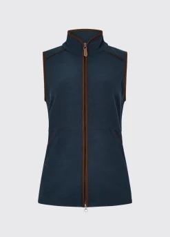 Carbury Women's Fleece Gilet - Navy