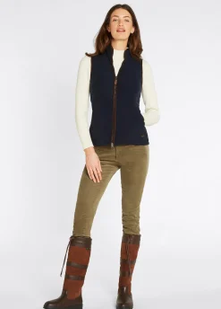 Carbury Women's Fleece Gilet - Navy