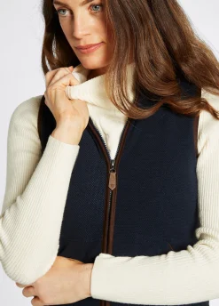 Carbury Women's Fleece Gilet - Navy