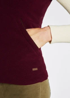 Carbury Women's Fleece Gilet - Ox Blood
