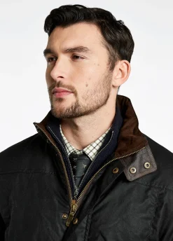 Carrickfergus Waxed Jacket - Black