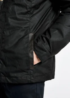 Carrickfergus Waxed Jacket - Black