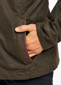 Carrickfergus Waxed Jacket - Olive