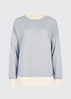 Carrick Women’s Bamboo Blend Sweater - Dusty Blue