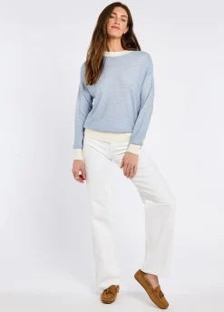 Carrick Women’s Bamboo Blend Sweater - Dusty Blue