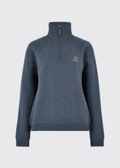 Castlemartyr Women's Quarter Zip Sweatshirt - Denim