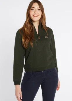 Castlemartyr Women's Quarter Zip Sweatshirt - Olive