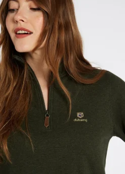 Castlemartyr Women's Quarter Zip Sweatshirt - Olive