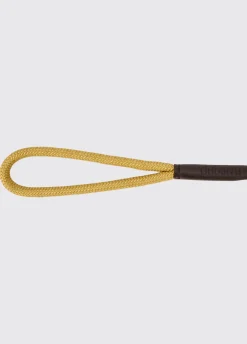 Charlie 4ft (appx) Nylon Rope dog lead - Gold