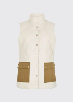 Clashmore Women's Quilted Gilet - Bone