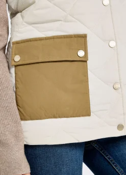 Clashmore Women's Quilted Gilet - Bone