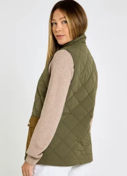 Clashmore Women's Quilted Gilet - Kelp