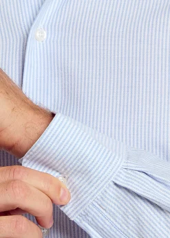 Clontarf Men’s Oxford Shirt - Blue Multi