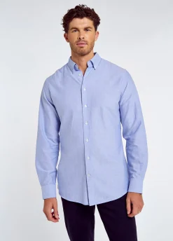 Clontarf Men’s Oxford Shirt - Pale Blue