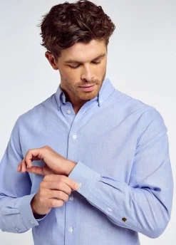 Clontarf Men’s Oxford Shirt - Pale Blue