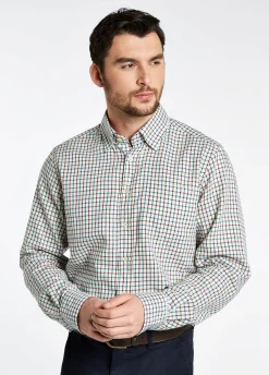 Connell Tattersall Check Shirt - Cardinal