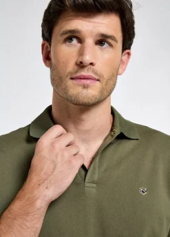 Courtney Men’s short sleeve polo - Kelp