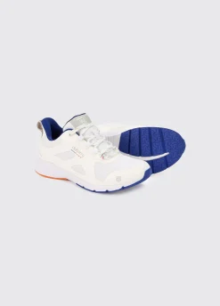 Cowes Men's waterproof trainer - White