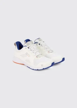 Cowes Women's waterproof trainer - White