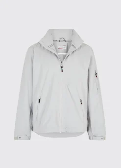 Croatia Men's Fleece-lined Crew Jacket - Platinum