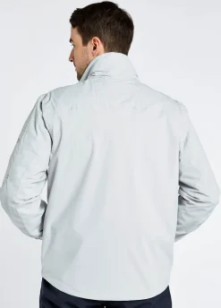 Croatia Men's Fleece-lined Crew Jacket - Platinum