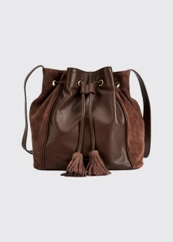 Doonbeg Cross-body bucket bag - Cedar