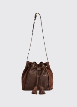 Doonbeg Cross-body bucket bag - Cedar