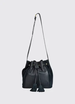 Doonbeg Cross-body bucket bag - Navy